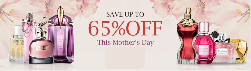 Perfume Price Discount- Save up to 65% this Mother’s Day